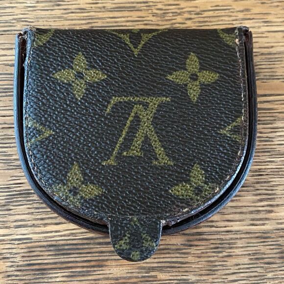 LOUIS VUITTON Monogram Portomonet Cuvette Coin Pouch/Purse Monogram w/COA. VGUC - Picture 4 of 11
